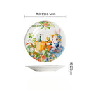 Axyaa Pumpkin Rabbit Ceramic Plate Set