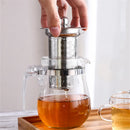 Axyaa Stainless Steel Tea Infuser - High-Quality Tea Strainer with Cover