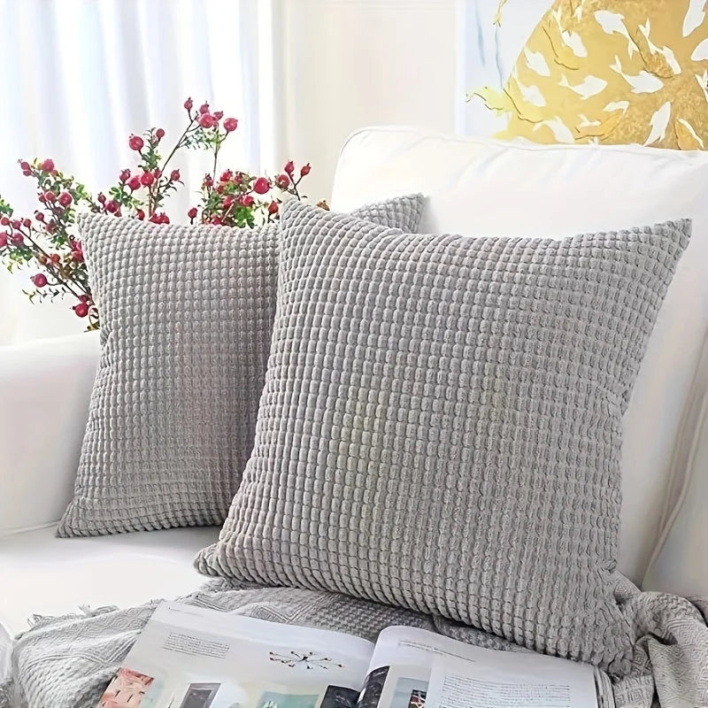 Decorative Square Pillow Cover, Axyaa Brand, Contemporary Style, 45x45CM Throw Pillow Cover