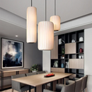 Axyaa Modern Silk Pendant Chandelier | Minimalist LED Indoor Lighting