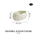 Axyaa Stone Pattern Dan Ceramic Plate Set