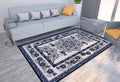 Axyaa Ethnic Pattern Print Carpet Bohemian Soft Floor Mat for Home Decor