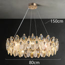 Axyaa Crystal Chandelier Pendant Light for Living Room Dining Room Ceiling Lighting