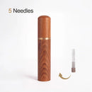 Axyaa Stainless Steel Espresso Stirrer Wood Handle Barista Tool