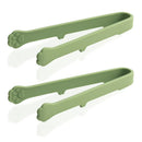 Axyaa 5.71inch Mini Silicone Serving Tongs for Kitchen, Coffee Bar, Tea Party