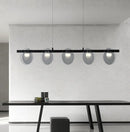 Axyaa Postmodern Glass Pendant Light for Minimalist Living Room and Bar
