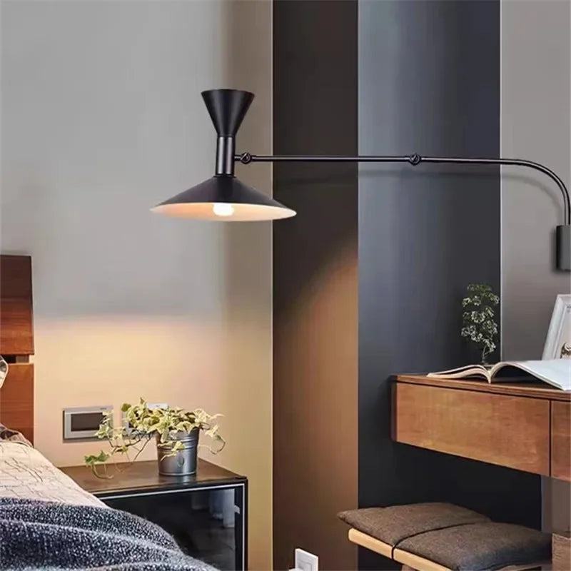 Axyaa Industrial Long Wall Sconce Marseille Lamp for Bedroom and Living Room