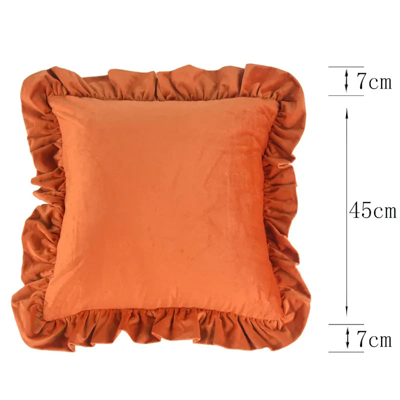 Axyaa Velvet Cushion Covers: Nordic Boho Style Decorative Pillows for Sofa and Bed