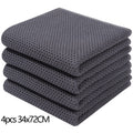 Axyaa Waffle Weave Kitchen Towel Set Absorbent Quick Dry Dishcloth Wash Cloth