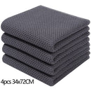 Axyaa Waffle Weave Kitchen Towel Set Absorbent Quick Dry Dishcloth Wash Cloth