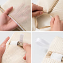 Axyaa Laundry Bag for Dirty Clothes: Thick and Durable Clothes Organizer for Washing Machine and Bathroom