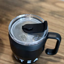 Axyaa Stainless Steel Double Layer Mug with Straw Lid - 480ml
