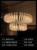 Axyaa Modern Acrylic Chandelier for Living Room Bedroom Dining Room