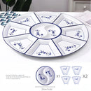 Axyaa Celadon Tableware Set for Family Gathering and Hot Pot Reunions