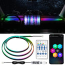 Axyaa RGB Symphony Ambient Lights for Tesla Car Interior, APP Control & Remote
