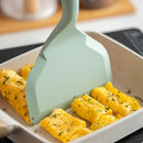 Axyaa Silicone Spatula with Wooden Handle for Non Stick Cooking