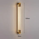 Axyaa Modern Luxury LED Wall Sconces: Gold/Black Metal, TV Background, Bedside, Corridor Lighting