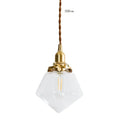 Axyaa Glass LED Pendant Lamp: Nordic Modern Home Indoor Lighting, Copper Hanglamp