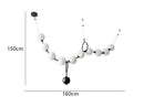 Axyaa Modern LED Ceiling Chandelier for Bedroom and Dining Room Lighting