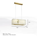 Marble Dining Room Kitchen Island Chandelier by Axyaa: Modern Luxury White Marble Design
