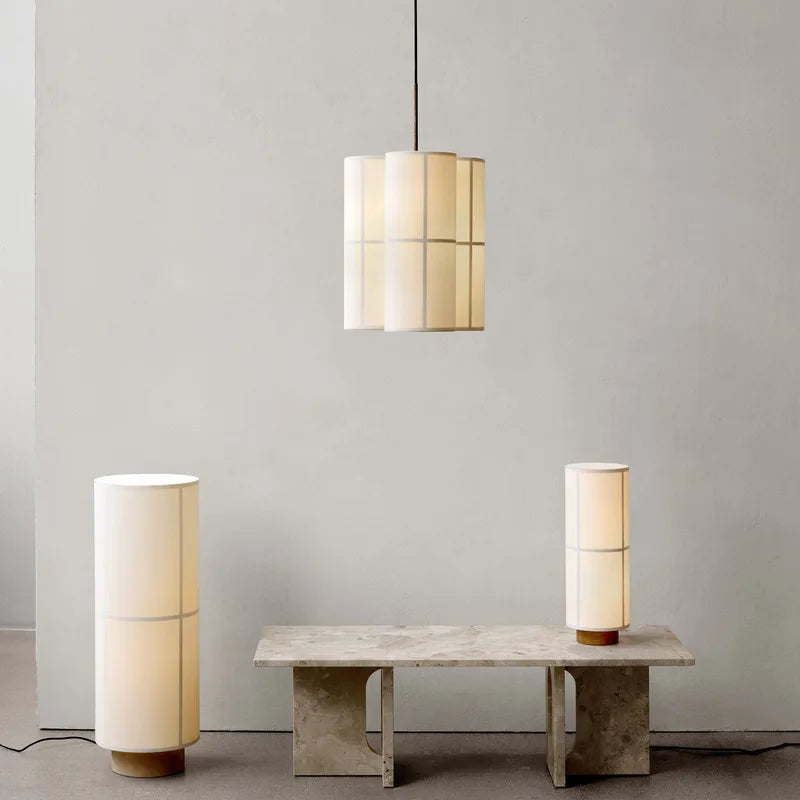 Axyaa Wabi Sabi Cloth Ceiling Chandelier for Home Decor - LED Living Room Pendant Lamp
