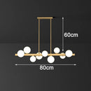 Axyaa Modern LED Pendant Light Chandeliers for Living and Dining Room