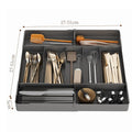 Axyaa Expandable Cutlery Tray Organizer with Dividers for Kitchen Utensils