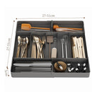 Axyaa Expandable Cutlery Tray Organizer with Dividers for Kitchen Utensils