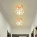 Axya Vintage Industrial Wood Ceiling Lights Retro Loft Plafonniers