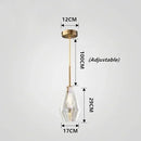 Axyaa Glass Lampshade Pendant Lamp for Home LED Lighting Fixtures