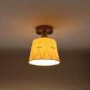 Axyaa Ceramic Copper LED Ceiling Lights for Home Balcony Kitchen Corridor Lighting