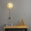 Nordic Glass Wall Lamp Touchable Switch Modern Indoor Bedroom Lighting - Axyaa