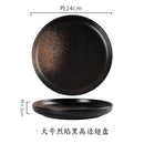 Axyaa Japanese Style Ceramic Plate Set for Restaurants and Home Dining