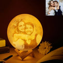 Axyaa Moon Lamp Night Light - Personalized Photo & Text Customization