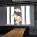 Axyaa Contemporary LED Ceiling Chandelier for Modern Bedroom and Dining Room
