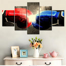 Axyaa Boxing Punch 5-Piece Canvas Wall Art Set for Home Decor