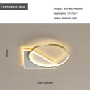 Axyaa LED Ceiling Lamp: Modern Minimalist Lighting for Living Room, Bedroom, and Dining Room