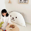 Axyaa Cartoon Cushion: Comfy Cotton Headrest Pillow for Bedroom