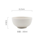 Axyaa Ceramic Soup Bowl Salad Plate Pasta Bowl Set for Molecular Cuisine