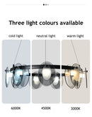 Axyaa Postmodern Glass Pendant Light for Minimalist Living Room and Bar