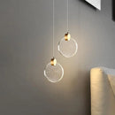 Axyaa Modern Crystal Chandeliers LED Pendant Lamp Dining Room Bedroom Kitchen