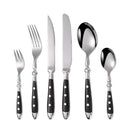 Axyaa Stainless Steel Dining Cutlery Set with Wooden Handles