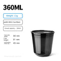 Axyaa 90oz PET Black American Coffee Party Cup - Customizable Takeaway Cup