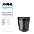 Axyaa 90oz PET Black American Coffee Party Cup - Customizable Takeaway Cup