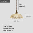 Axyaa Nordic Glass Pendant Light for Dining Room Kitchen Decor