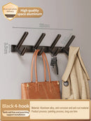 Axyaa Space Aluminum Wall Hook Hanger for Bathroom and Closet