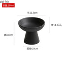 Axyaa Striped Ceramic Dessert Bowl Set for Molecular Cuisine and Snacks