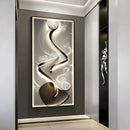Axyaa Crystal Painting Porcelain LED Wall Lamp for Home Décor