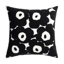 Axyaa Poppy Floral Embroidery Cushion Cover Blue Orange 45x45cm Home Decor for Living Room