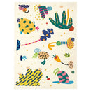 Axyaa Cartoon Girl Bedroom Carpet, Baby Crawling Mat, Plush Soft Rug